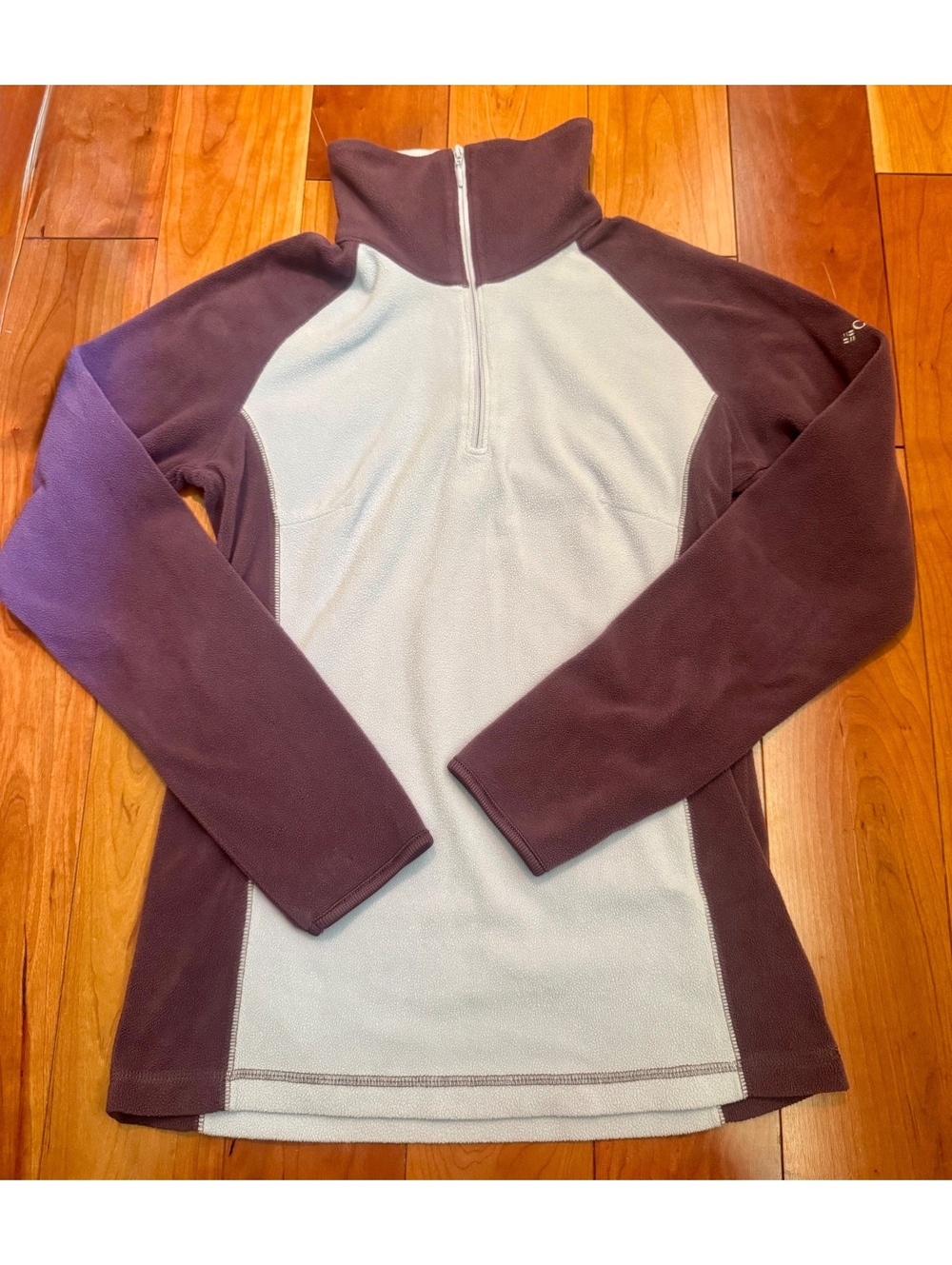 Columbia Women's XS Half-Zip Fleece Pullover Jacket Two-Tone